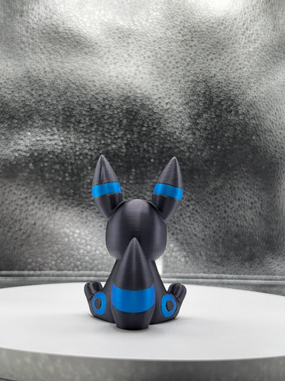 Umbremon 3d Print COLORED 3 Inches Tall