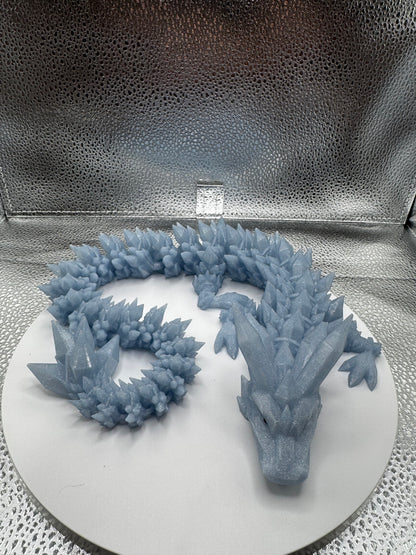 Large Crystal Dragon 3D Print - Random Color