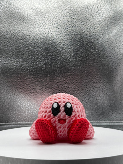 Mr. Pink Circle Knitted Style 3d Printed - Mr. Pink Circle- Metallic Shine