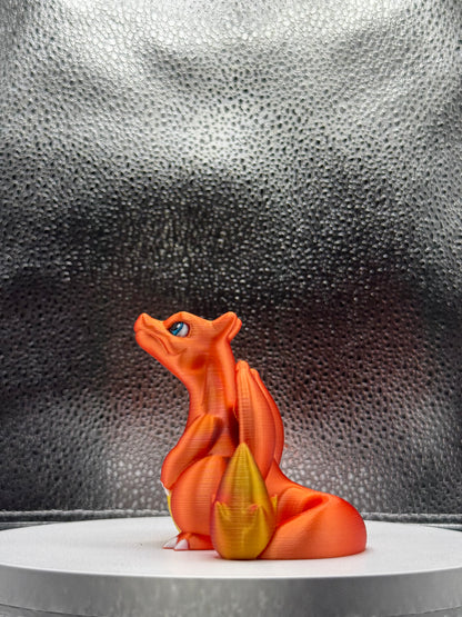 Zardmon 3d Print COLORED 3 Inches Tall - Metallic Shine