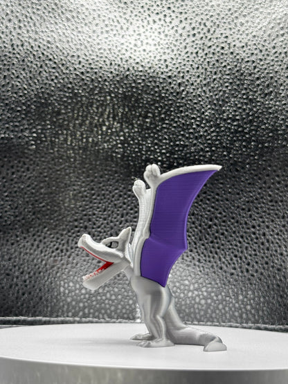 Dinomon 3d Print Colored 3 Inches Tall  - Metallic Shine