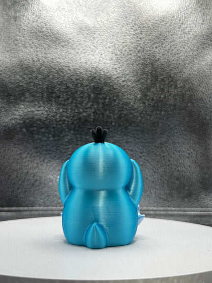 Psychic Duckmon 3d Print COLORED 3 Inches Tall - Metallic Shine