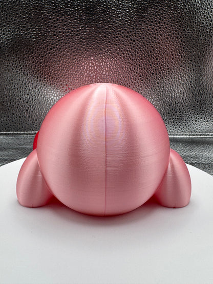 Mr. Pink Circle 3d Printed  - Metallic Shine