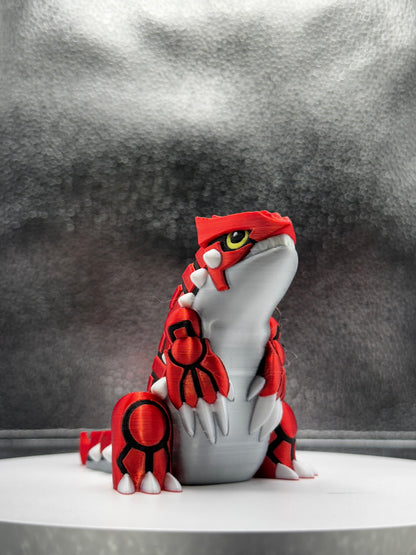 Groudmon 3d Print COLORED 3 Inches - Metallic Shine