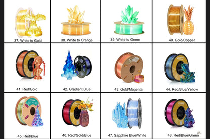 Large Crystal Dragon 3D Print - Random Color