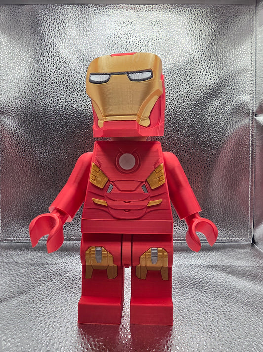 Aluminum Man Hero Brick 3D Print
