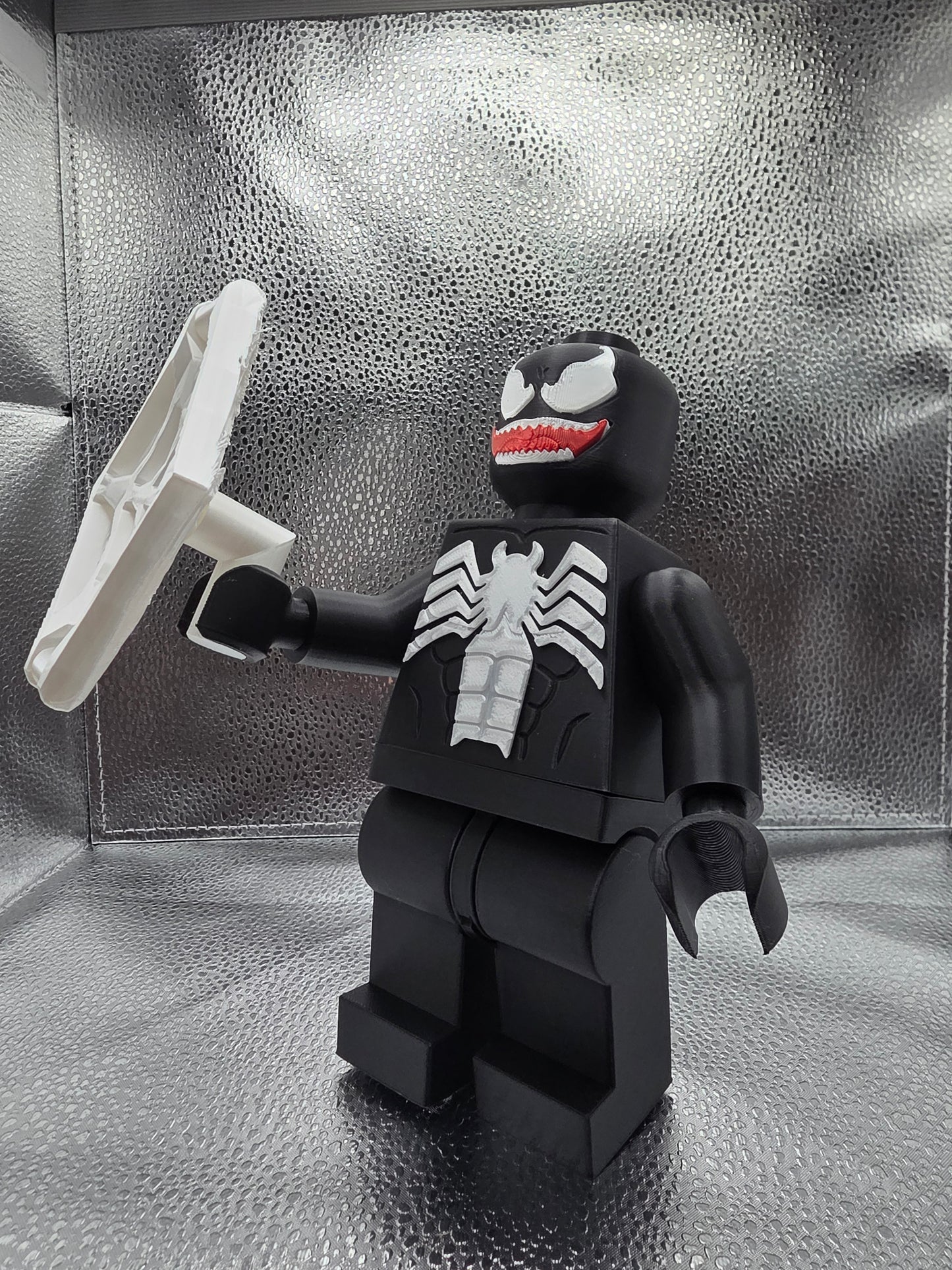 Symbiote Arachnid Villain Brick 3D Print