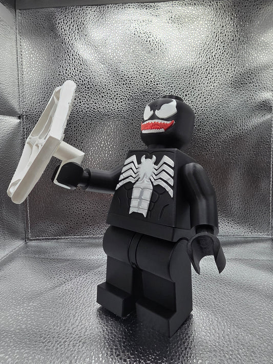 Symbiote Arachnid Villain Brick 3D Print
