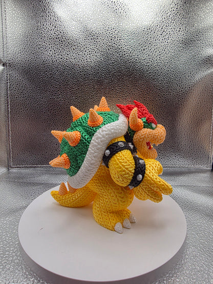 King Turtle Knitted Style 3D Print