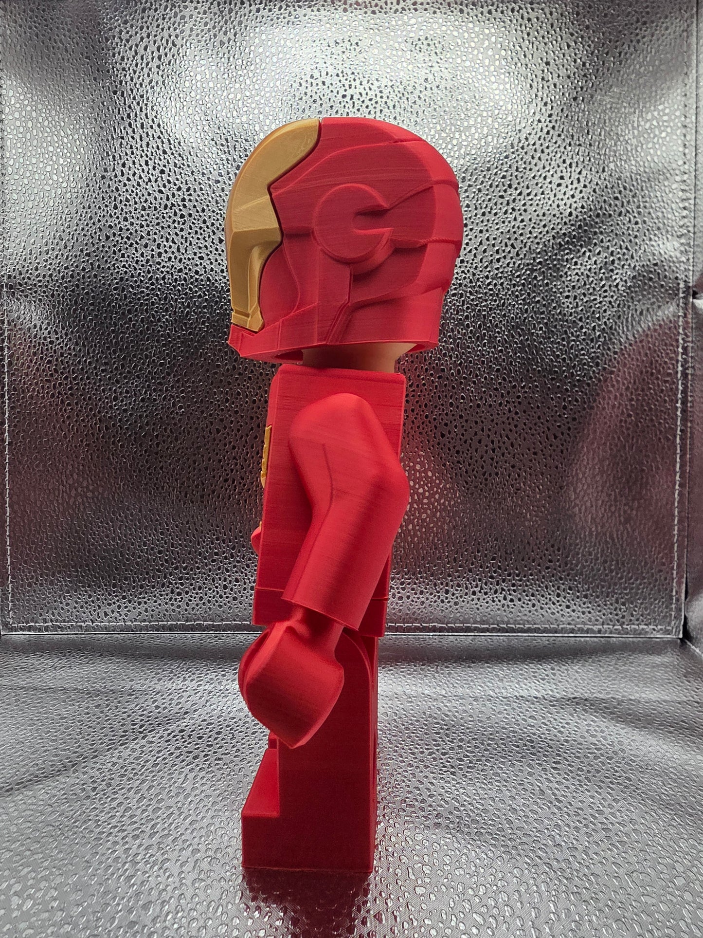 Aluminum Man Hero Brick 3D Print