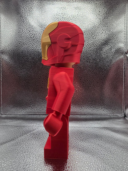 Aluminum Man Hero Brick 3D Print