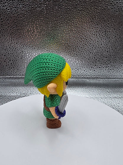 Green Elf Knitted Style 3D Print