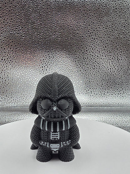 Dark Sader Crochet Styled 3d Print COLORED 3 Inches Tall