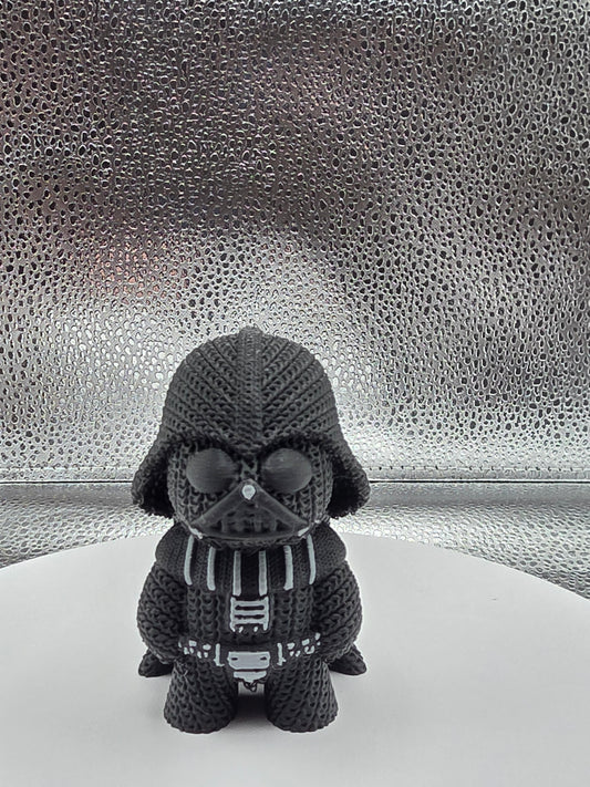 Dark Sader Crochet Styled 3d Print COLORED 3 Inches Tall