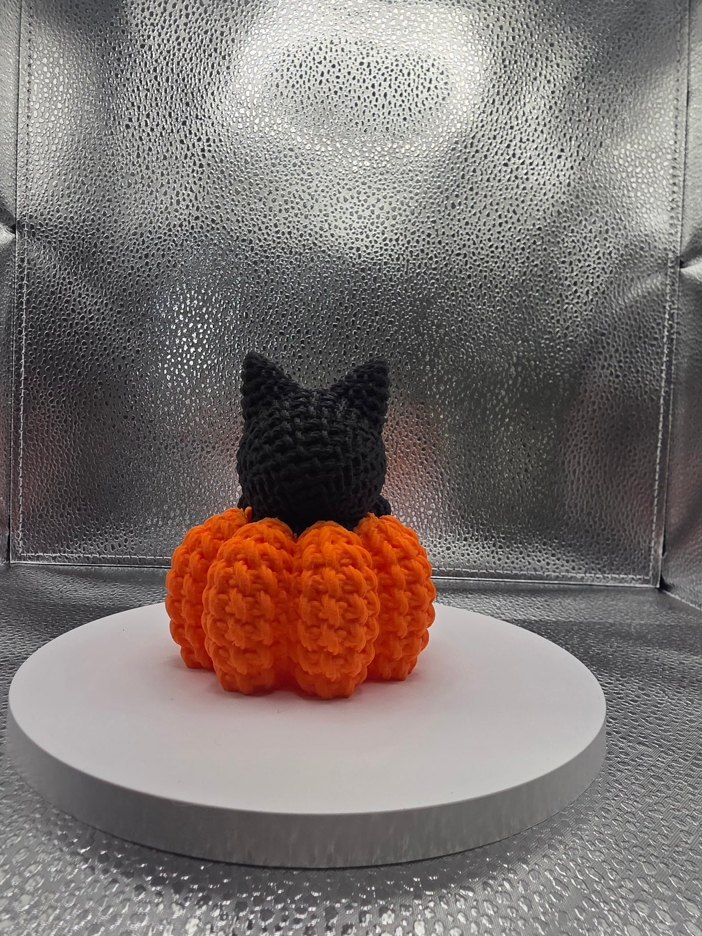 Crochet Cat Pumpkin 3D Print
