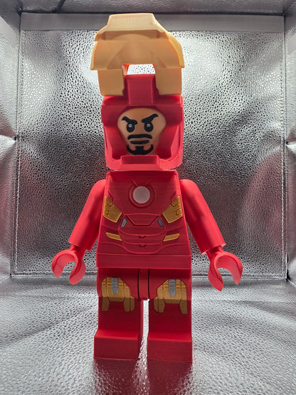 Aluminum Man Hero Brick 3D Print