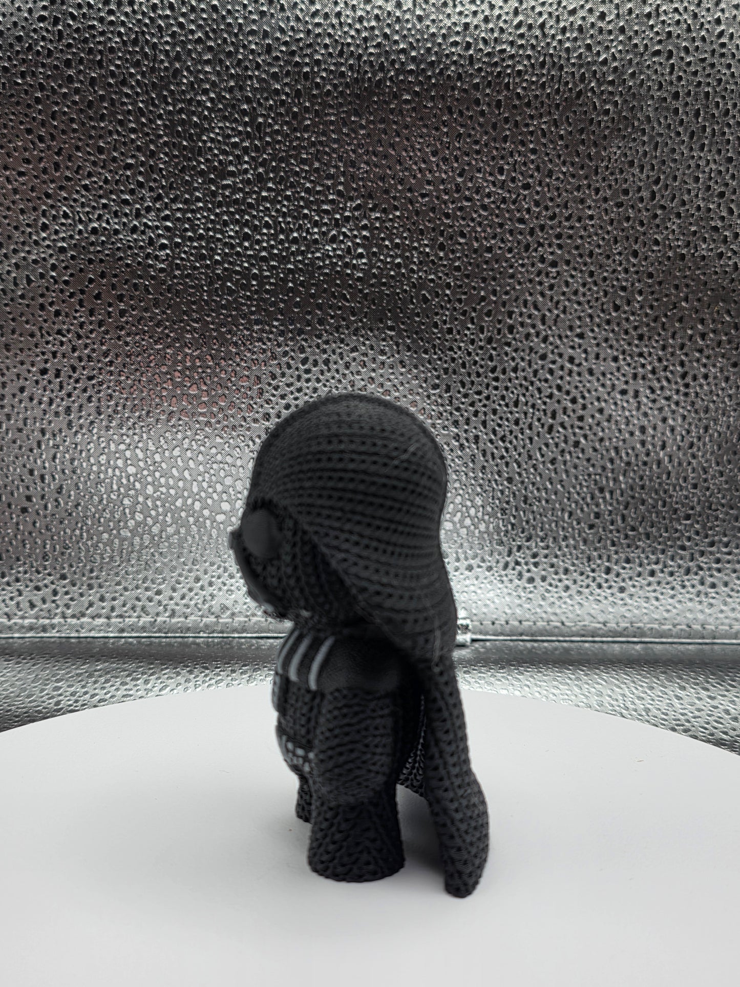 Dark Sader Crochet Styled 3d Print COLORED 3 Inches Tall