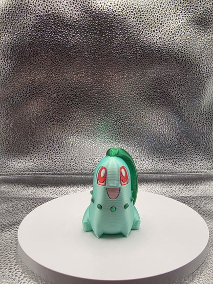 Green Onionmon 3d Print - Metallic Shine