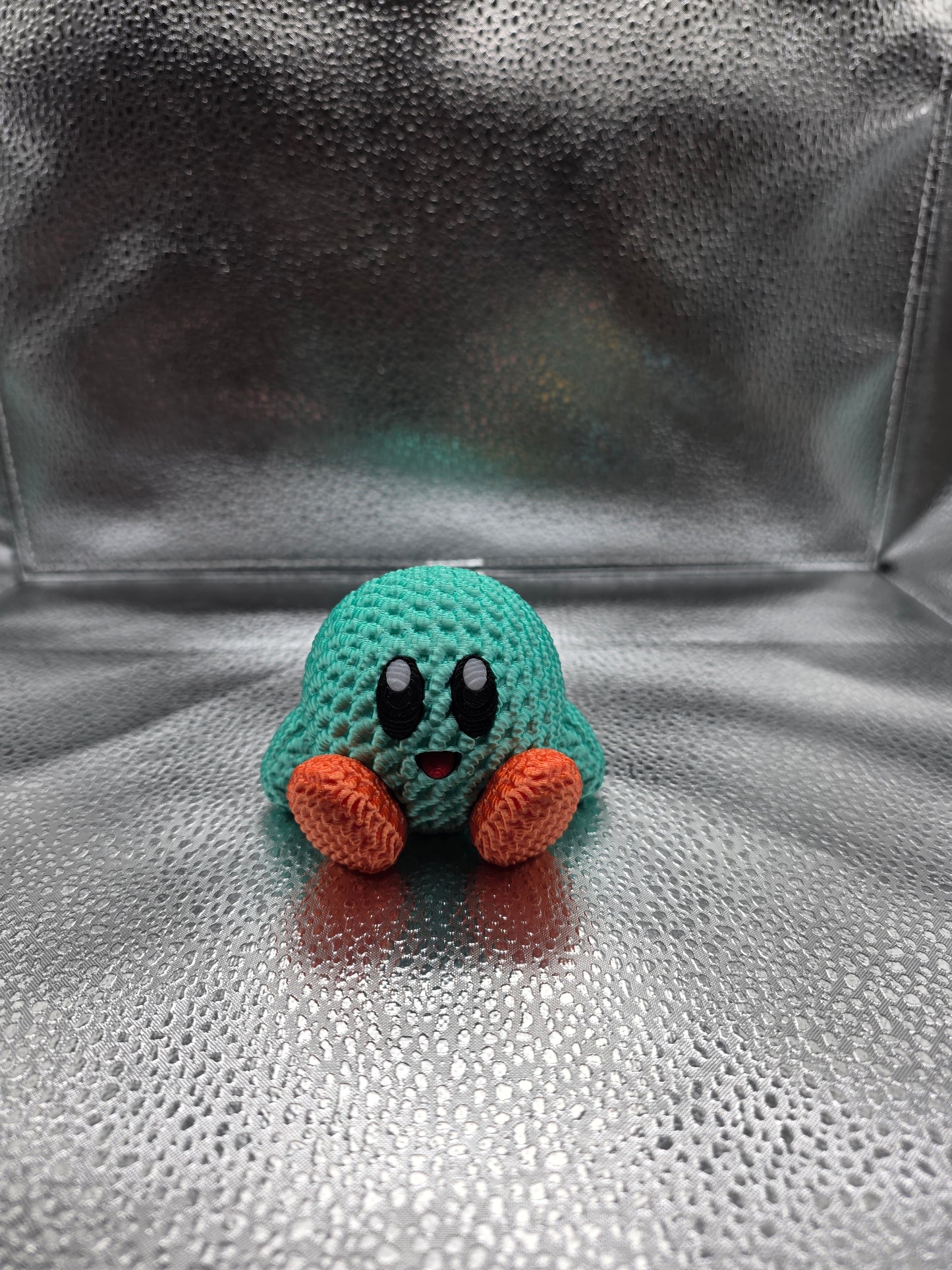 Mr. Pink Circle Knitted Style 3d Print