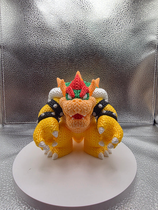 King Turtle Knitted Style 3D Print