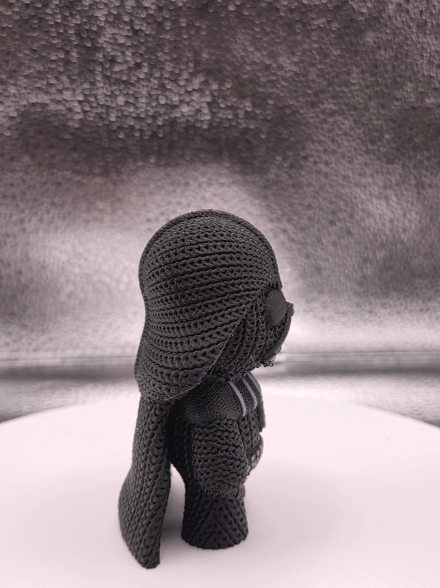 Dark Sader Crochet Styled 3d Print COLORED 3 Inches Tall