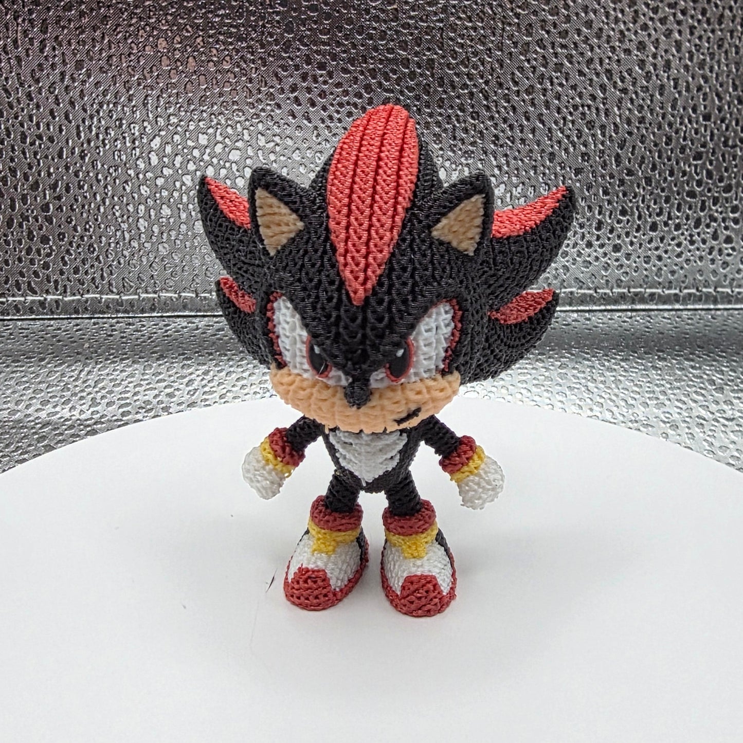 Emo Hedgehog Knitted Style 3D Print