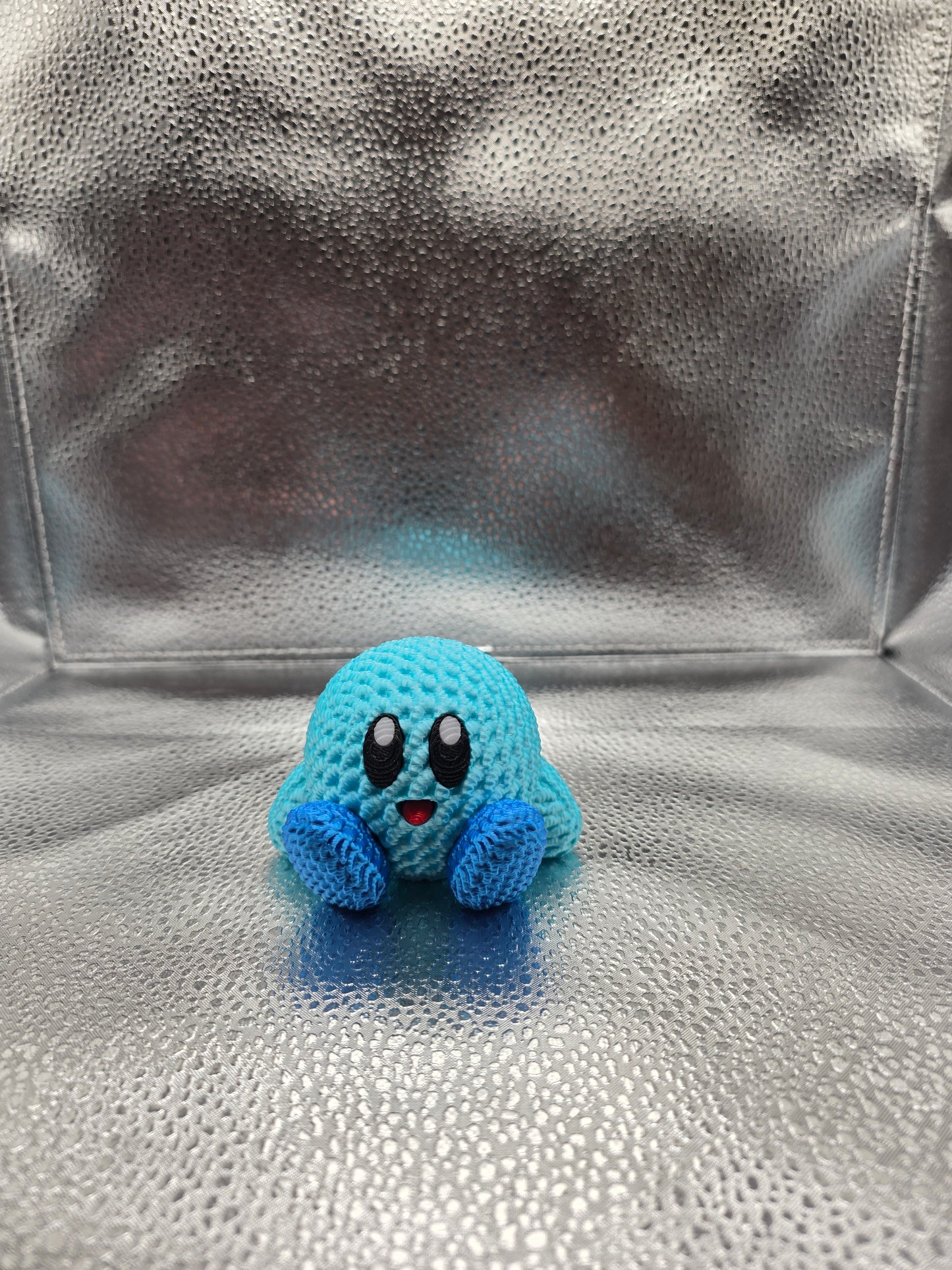 Mr. Pink Circle Knitted Style 3d Print