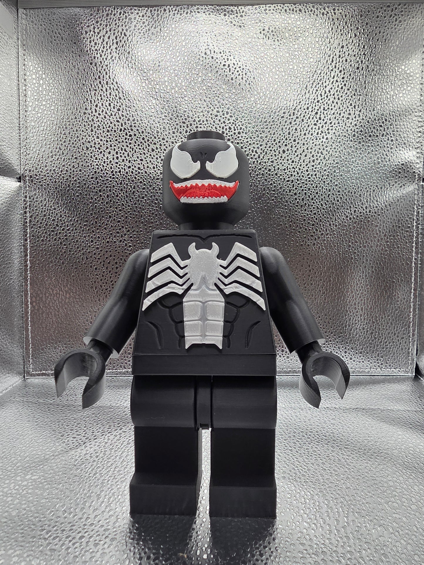 Symbiote Arachnid Villain Brick 3D Print