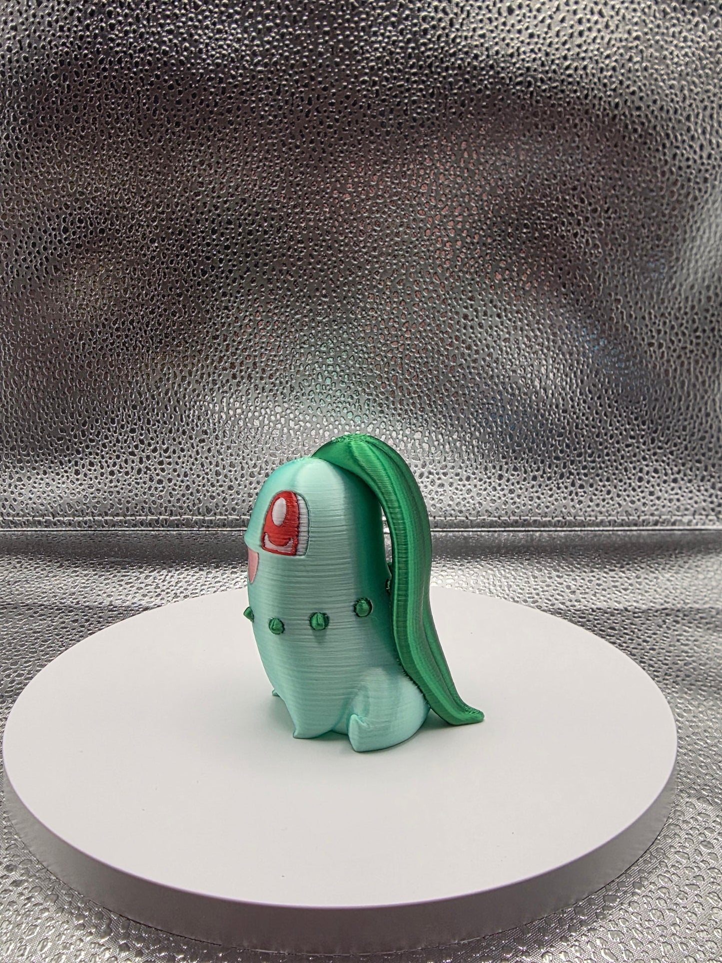 Green Onionmon 3d Print - Metallic Shine